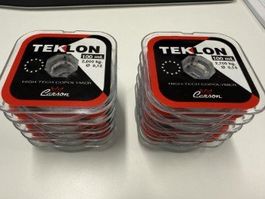 Teklon Tippet / Vorfachmaterial 5 x 100m 0.12, 5 x 100m 0.14