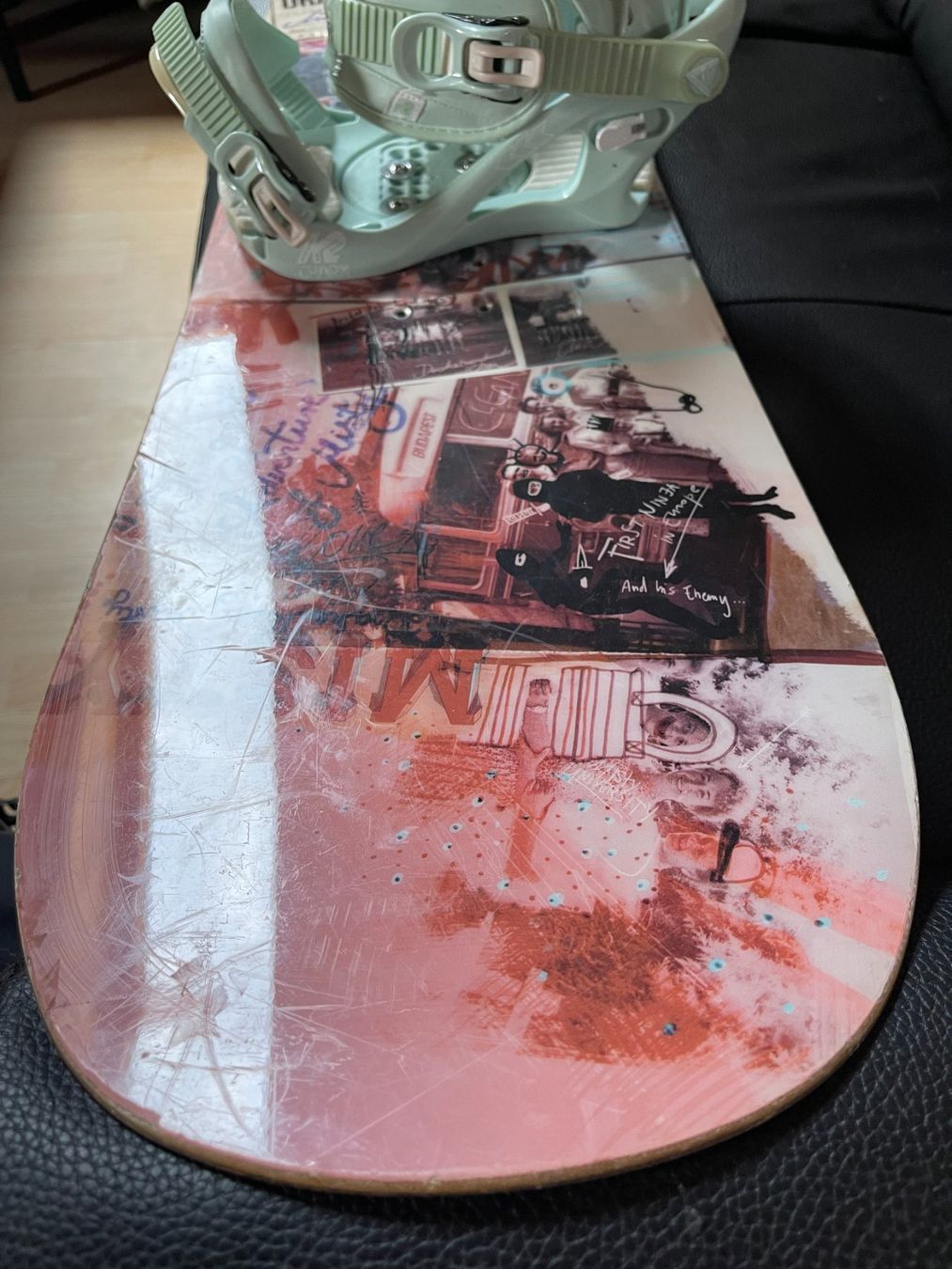 Board: Snowboard Drake Misty + Bindung K2 Charm – Usato da Bern venduto da dmy_n82l 4