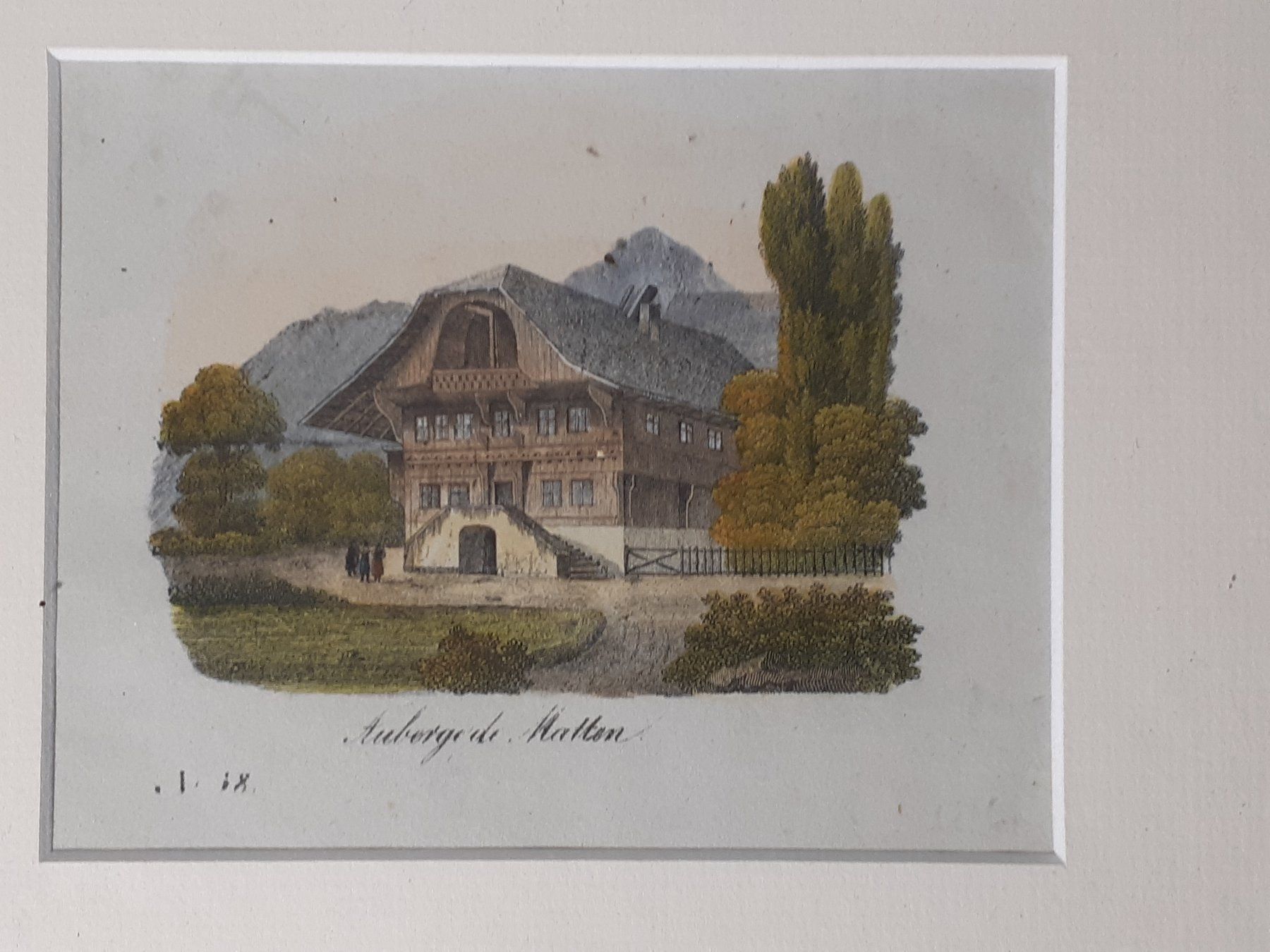 Grafica & Litografie: Litho Chalet in Matten bei Interlaken – Usato da Grindelwald venduto da carro5 1