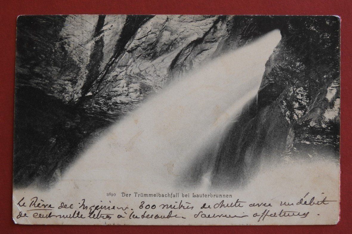 Cartoline postali: Trümmlerbachfall bei Lauterbrunnen – Usato da Rain venduto da 999-800-K