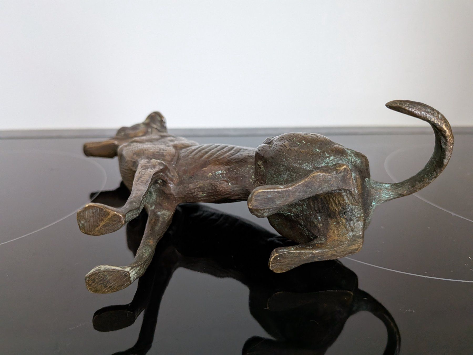 Sculture & Statue: Hund Windhund Bronze oder Messing Figur Skulptur – Usato da Emmen venduto da Brockofsky 6