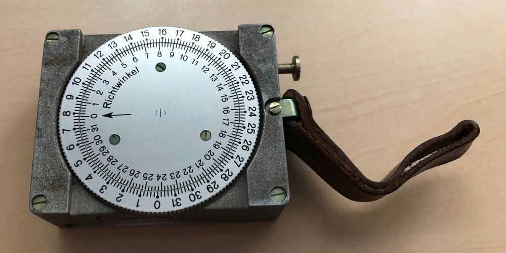 Alter Militär Artillerie Kompass - Sitometer von Büchi Bern (Gebraucht ...