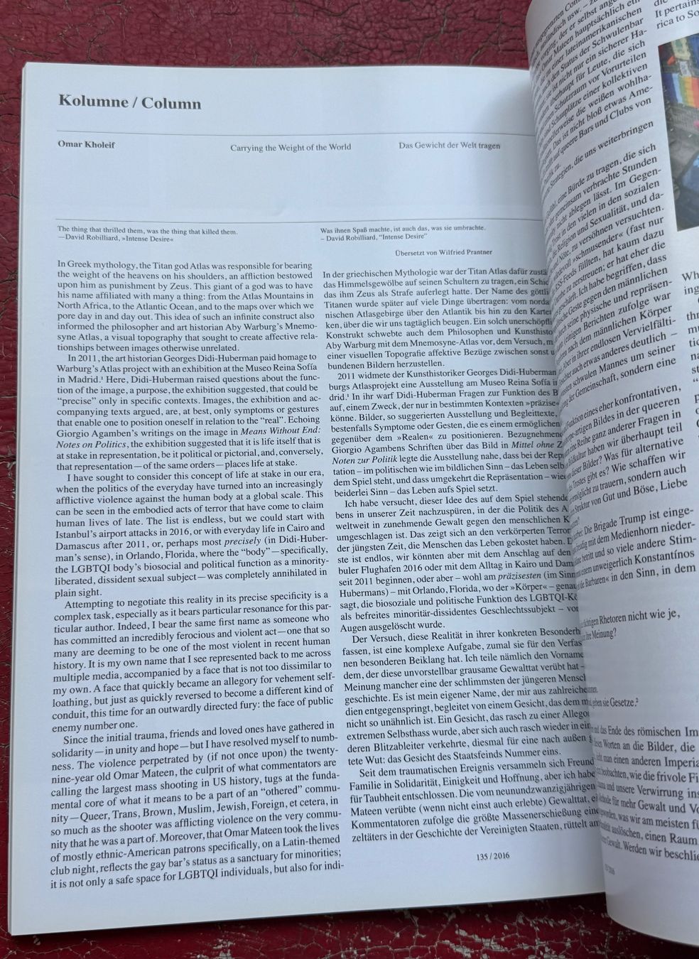 Zeitschriften & Magazine: Camera Austria International 135 / 2016 mit Uriel Orlow – Gebraucht aus Basel von Ostschweiz06 5