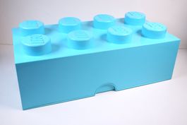Grosse hellblaue Legobox 50cm x 25cm x 15cm