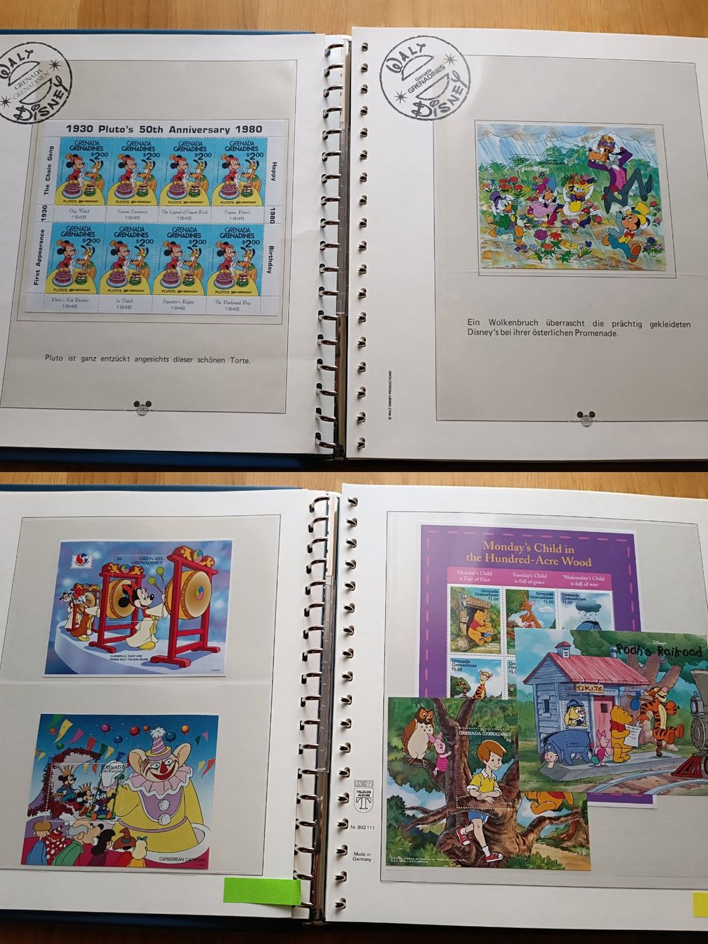 Lindner Album: Disney Briefmarken Album Malediven – Usato da Otelfingen venduto da patida 1