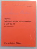 Brahms - Sonate für Klavier und Violoncello e-Moll Op. 38