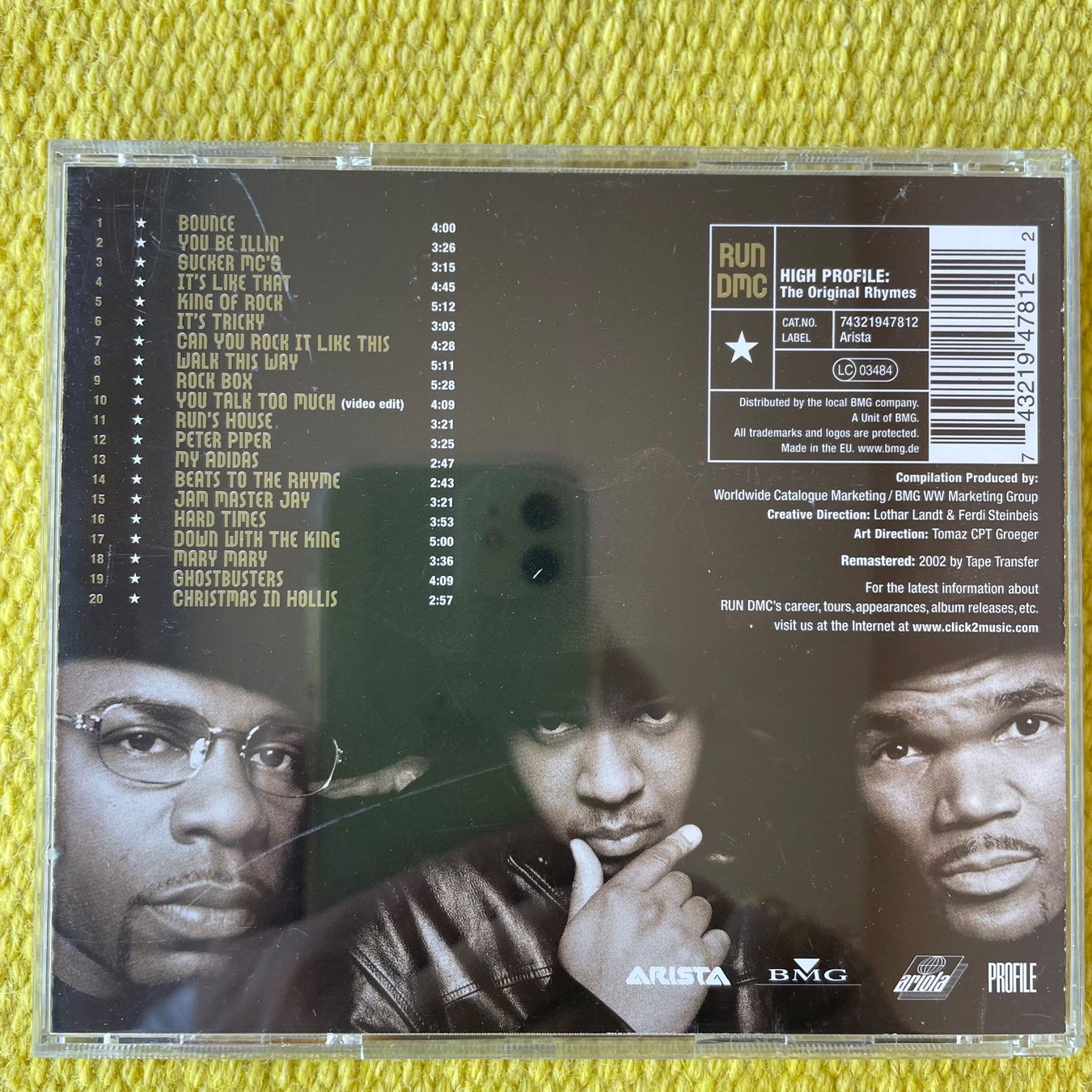 CD: RUN DMC-HIGH PROFILE THE ORIGINAL RYHMES – Usato da Rorschacherberg venduto da CD-Roli 1