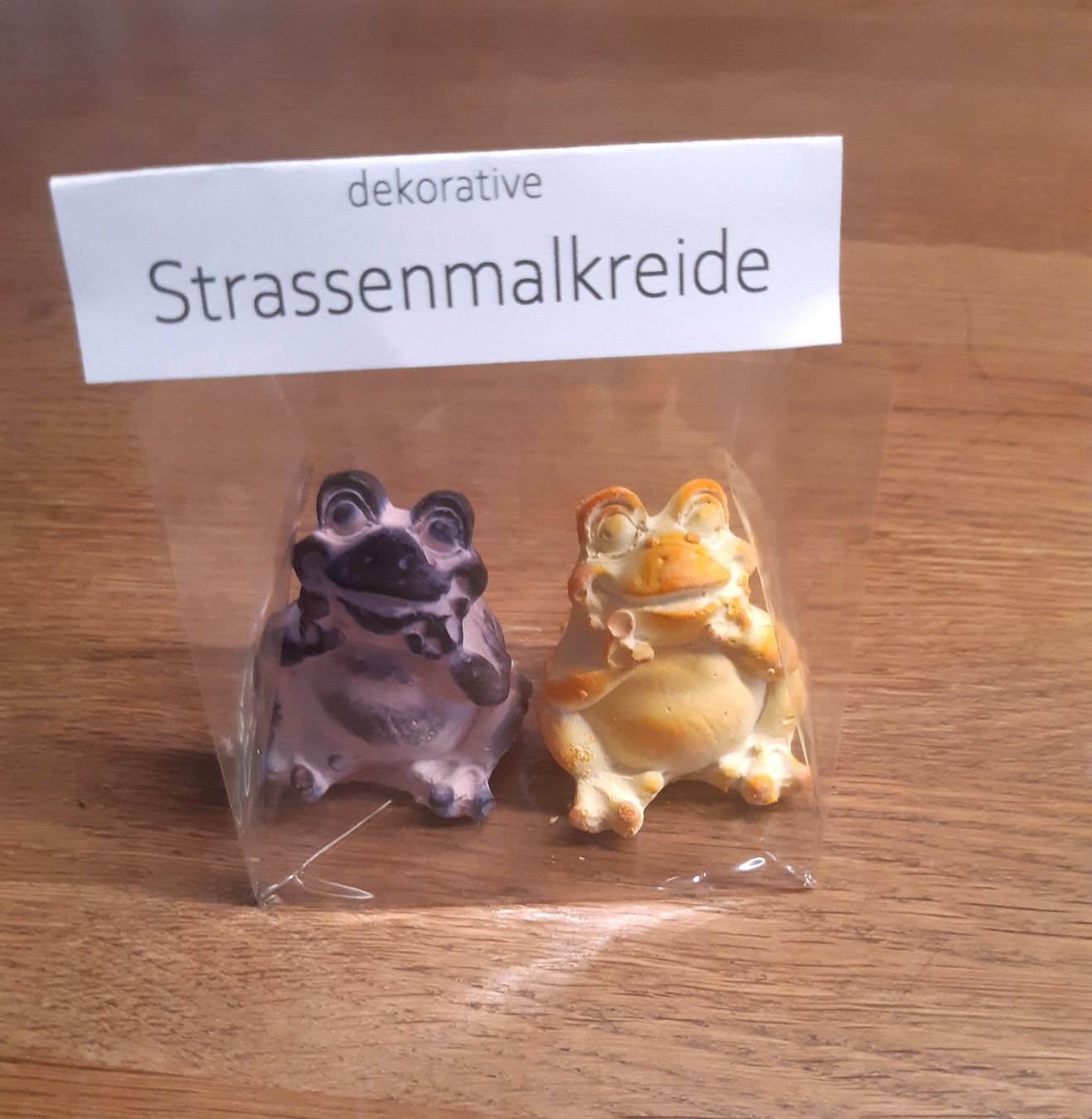 Giocattoli: StrassenmalKreide 2er Set Fröschli – Nuovo e nell'imballaggio originale da Ersigen venduto da KreideWerkstatt