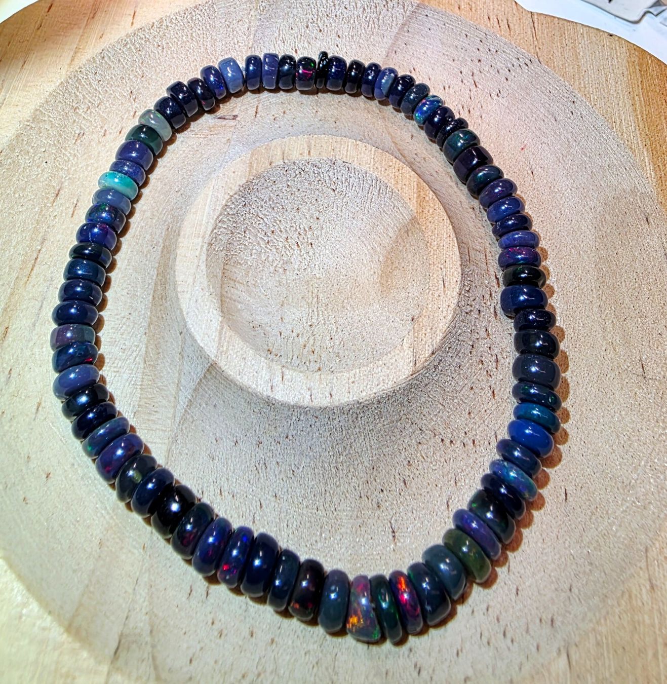 Mineralien & Heilsteine: Schwarzes Opal Armband E – Neu (gemäss Beschreibung) aus Matzingen von Shay_Crystalz