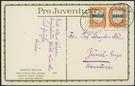 1922 - Pro Juventute Karte - Gossau ZH