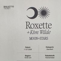 2 Tickets Moon + Stars Roxette / Kim Wilde 11.07.26 Locarno