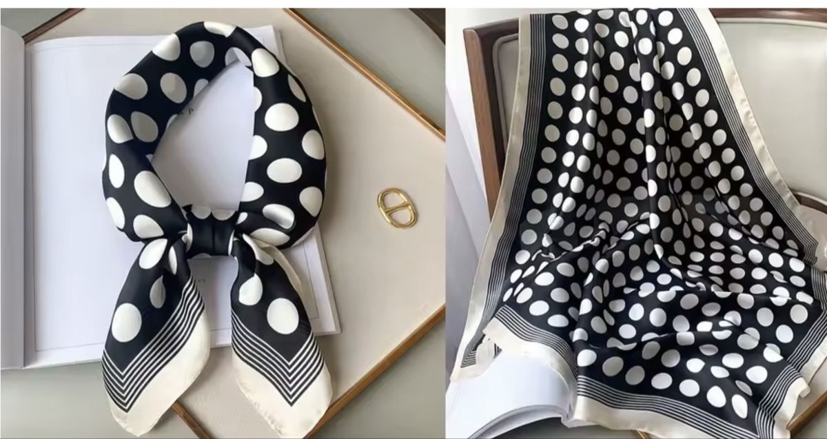 Foulard & Sciarpe: Woman’s scarf . Dots pattern  – Nuovo (secondo la descrizione) da Dübendorf venduto da S1973E