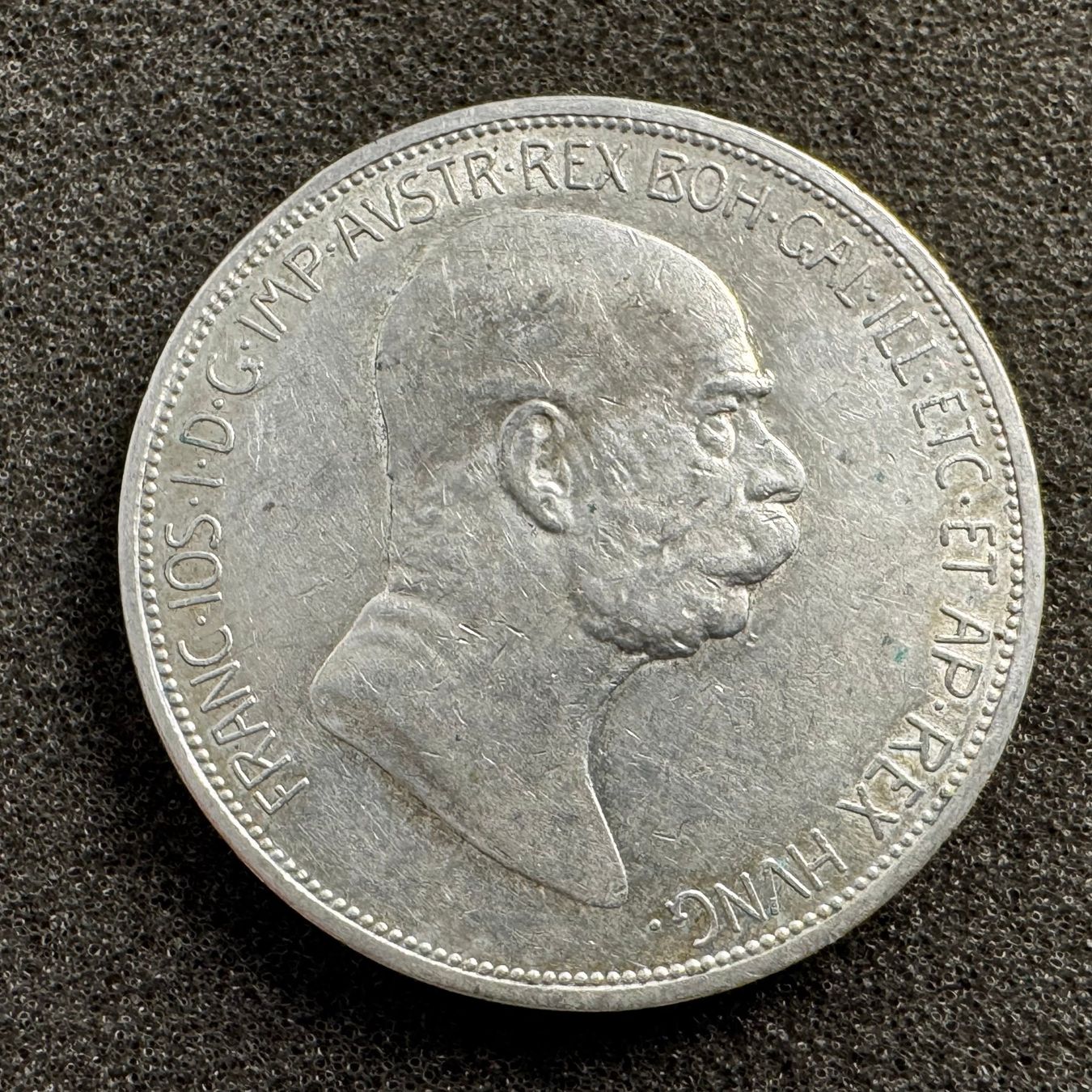 Toutes les monnaies: 5 Kronen Silber Österreich 1908 – D'occasion à Reitnau par tb-muenzen 2