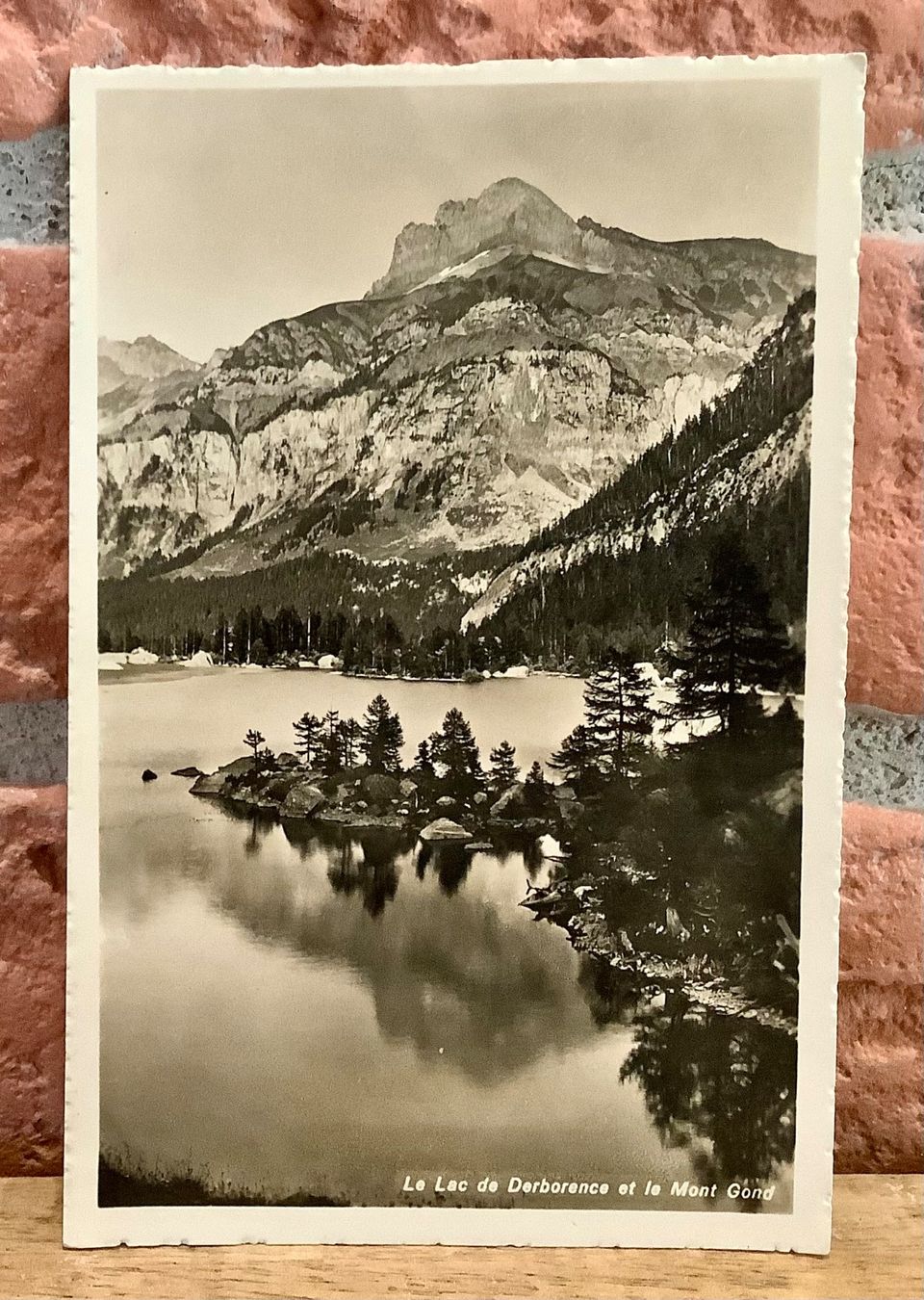 Le Lac de Derborence et le Mont Gond Bergsee Natur (Gebraucht) in — free download