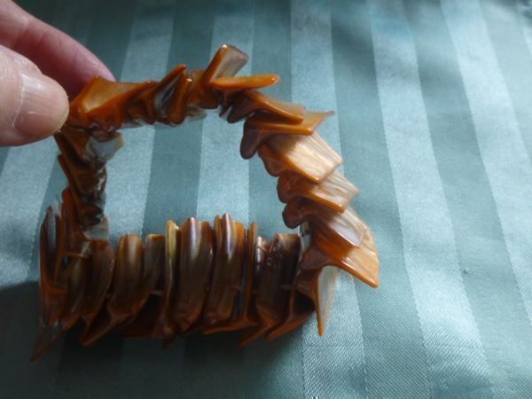 Bracciali & Braccialetti: Armband Abalonemuschel Stretch – Usato da Hinwil venduto da Glasperlen 3