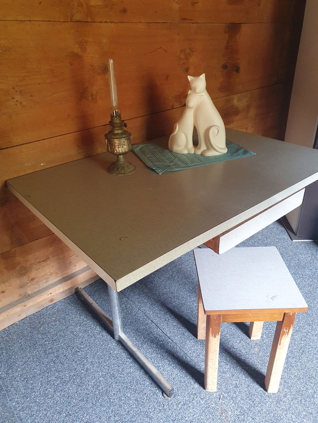 Set di tavolo e panche: Vintage Tischset u. 2 Stühle – Usato da Malters venduto da Moeschi5