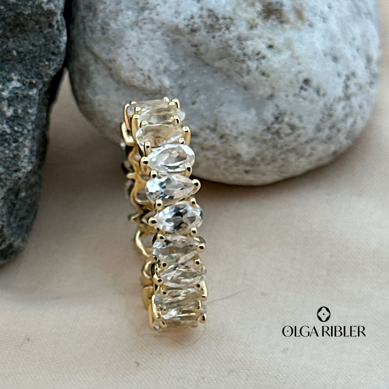 Olga Ribler Bagues: Memory Topas Ring Silber Grösse 55 – Neuf (Voir description) à Luzern par Schmuckoutlet 2