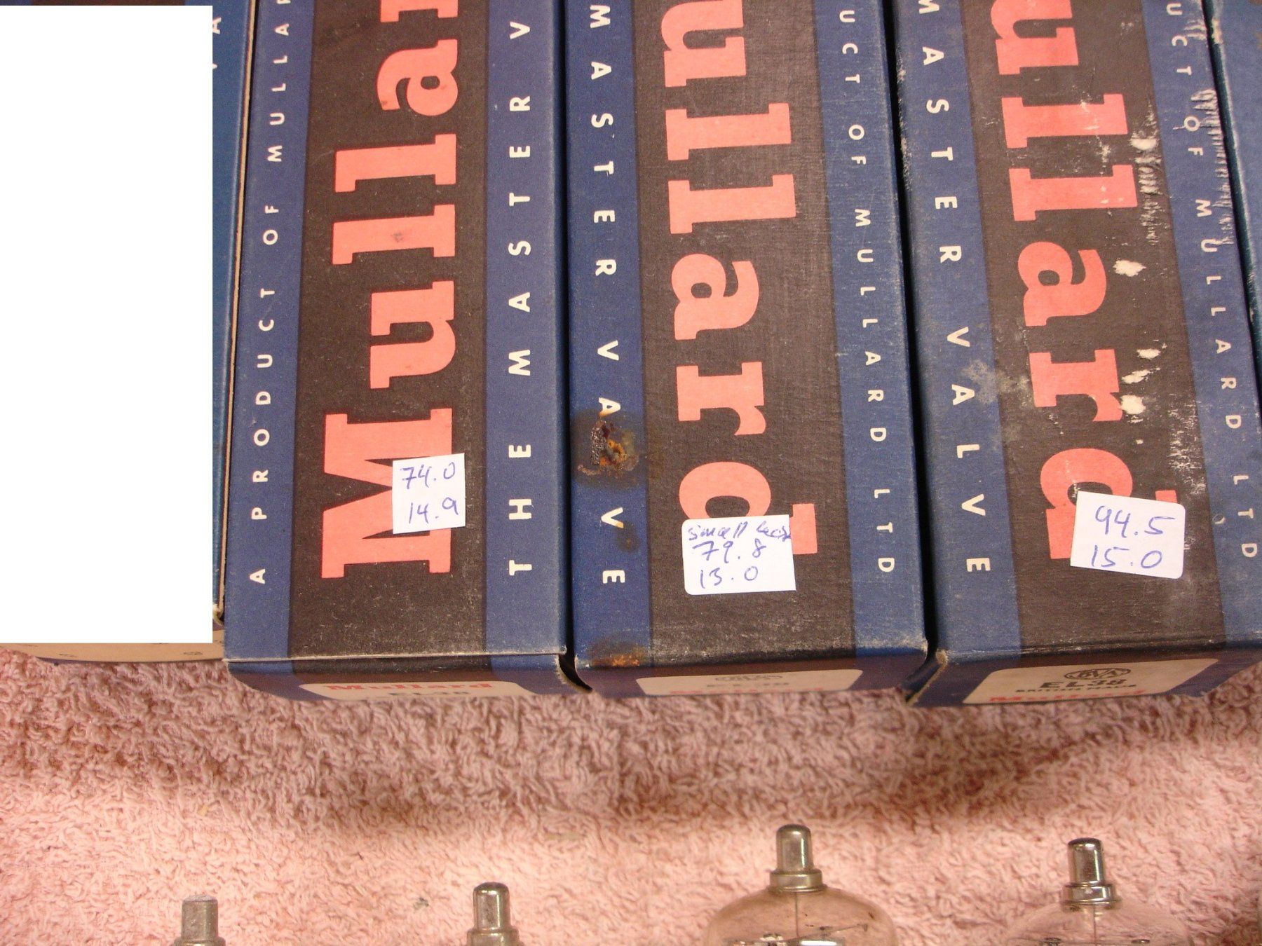 Componenti elettronici: EL38 Mullard - 7 Stück – Usato da Damvant venduto da Bleupa 2