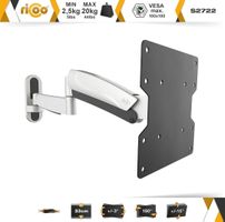 Support mural TV orientable 180°, 2.5-20kg, neu
