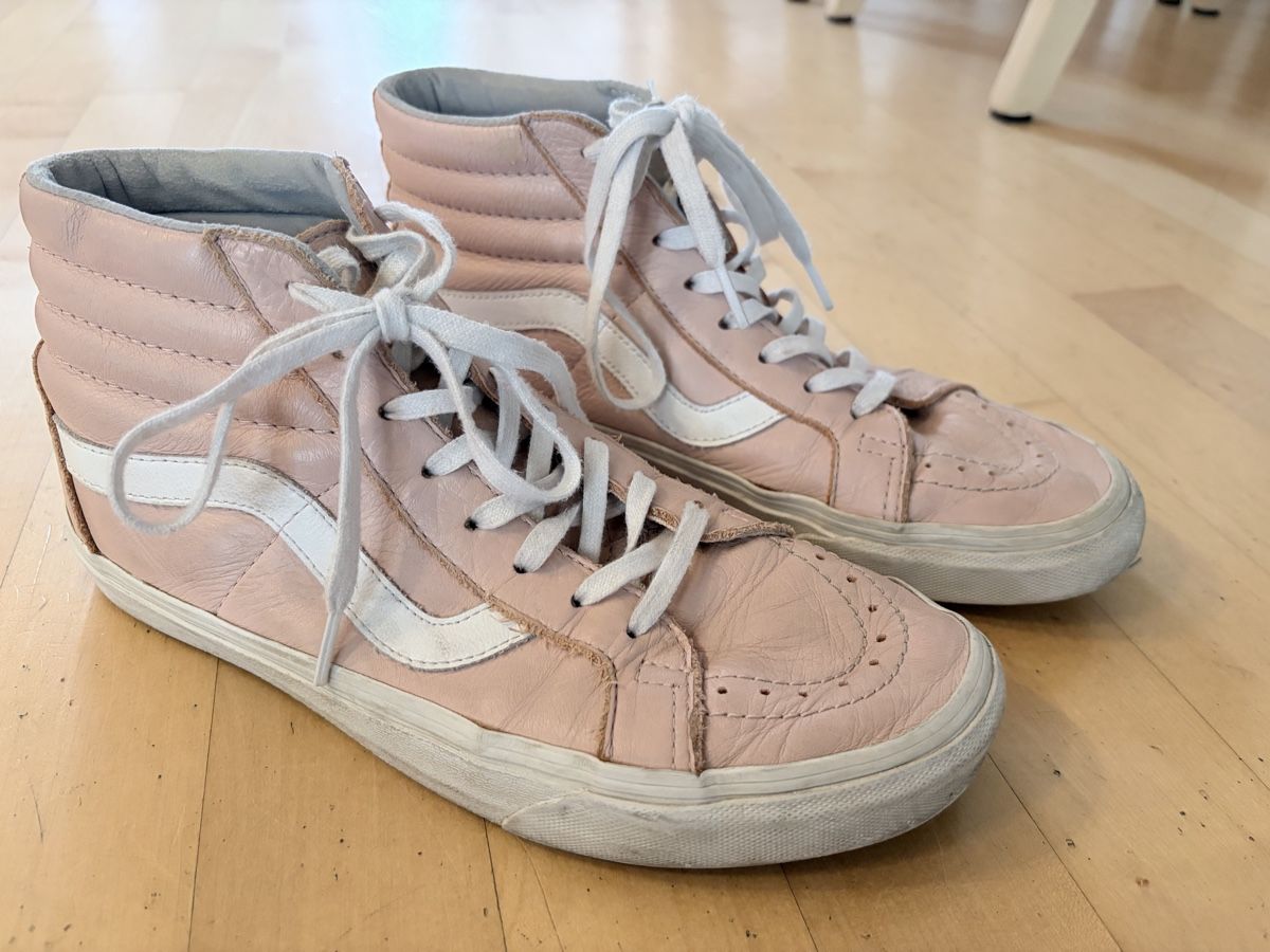 Vans Scarpe da uomo: VANS rose en cuir – Usato da Coppet venduto da micasazoo