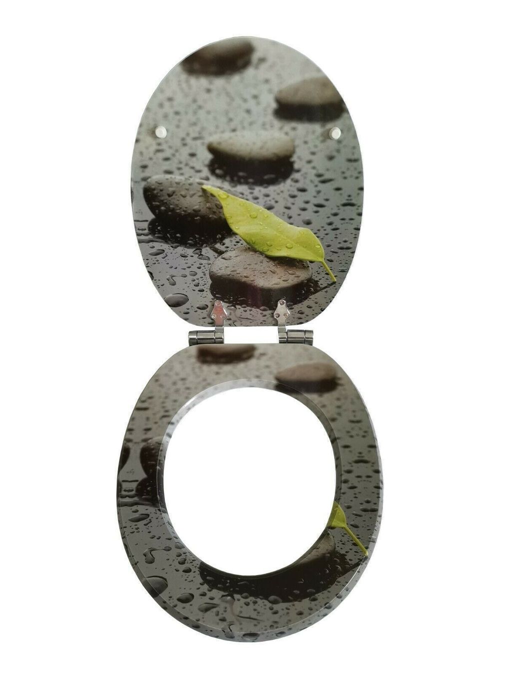 WC: WC-Sitz mit Absenkautomatik-BLACK STONE – Nuovo e nell'imballaggio originale da Rupperswil venduto da big-one-sale 1