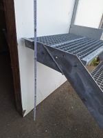 Metalltreppe Stahltreppe Verzinkt Haus,Garten Garage rechts