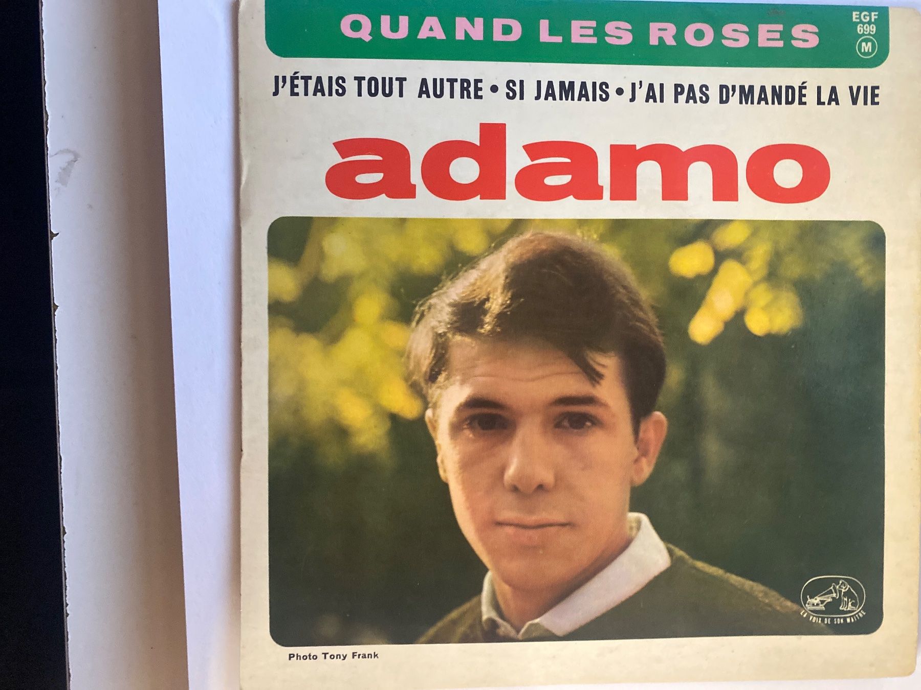 Schallplatten: Adamo - Quand les roses - 45 tours – Gebraucht aus Le Brassus von cinema13