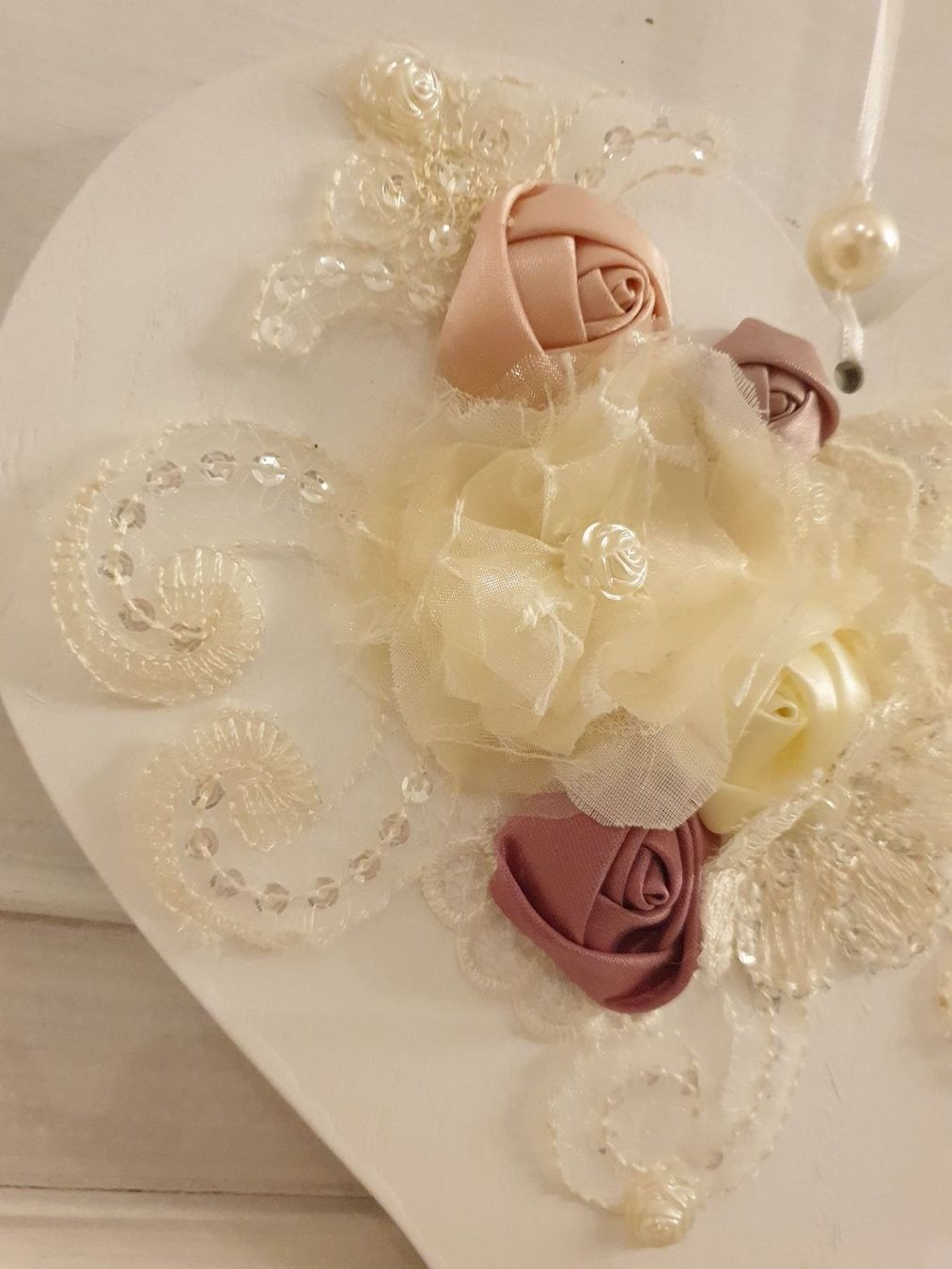 Tutte le decorazioni: Geschenk Herz Deko Valentinstag Spitze Geburtstag Muttertag – Nuovo e nell'imballaggio originale da Gossau ZH venduto da Goes05 2