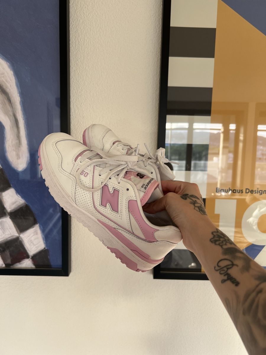 Scarpe da donna: New Balance 550 rosa weiss – Usato da Aarau venduto da Sammy.