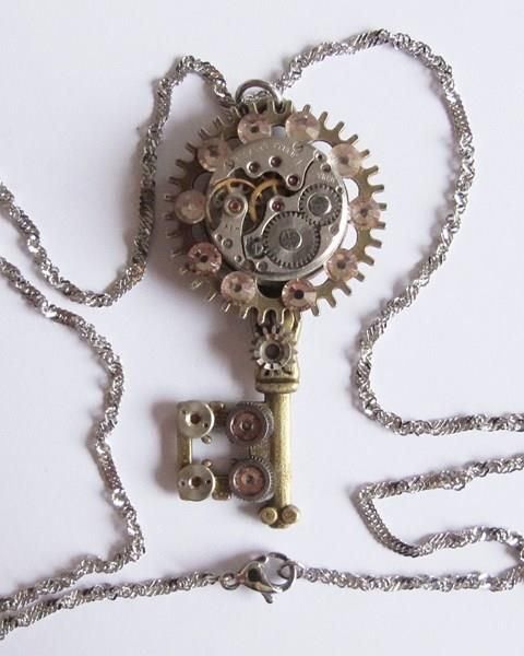 Altri gioielli: Unikat Steampunk Anhänger mit Kette – Nuovo (secondo la descrizione) da Schwanden GL venduto da UHRKNALL 2