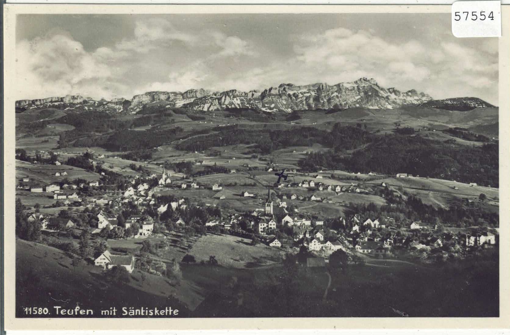 Cartoline postali: Teufen - Generalansicht – Usato da Ettingen venduto da Kartenplanet
