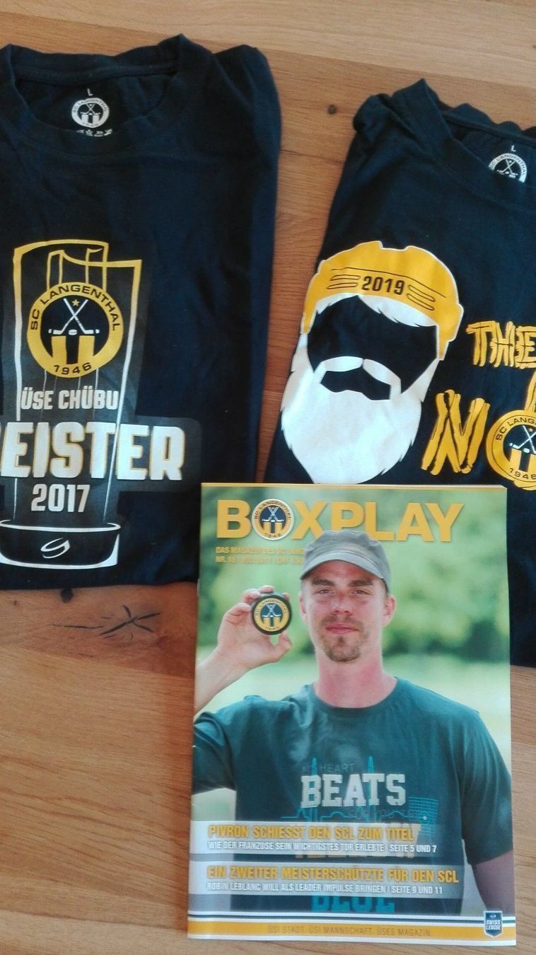 T-Shirts: SCL - SC Langenthal - Meister Fan-Paket – Neu (gemäss Beschreibung) aus Zofingen von Justice79 1