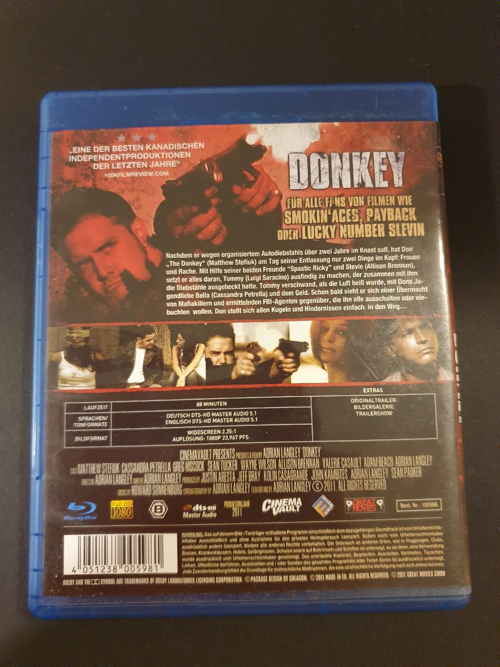 Tutti i DVDs: Donkey - Adam Beach – Usato da Steffisburg venduto da Blue_bj5g 1