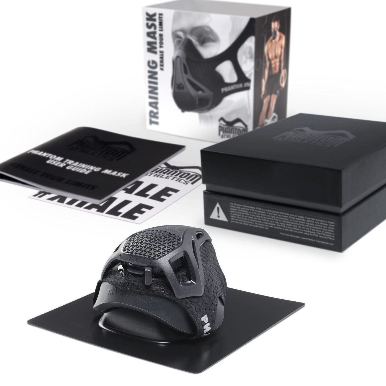 Protezione per viso e udito: Phantom Athletics Trainingsmaske - S,M, L - Gratis Versand – Nuovo e nell'imballaggio originale da Muri AG venduto da fightandfitness.ch 8