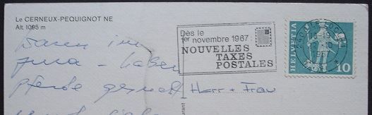 Ansichtskarten: CERNEUX-PEQUIGNOT Restaurant C. Bonnet – Gebraucht aus Jona von philajona 1
