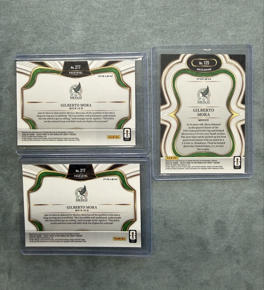 Panini Sammelbilder & Trading cards: Gilberto Mora RC Numberd and Inserts  – Neu (gemäss Beschreibung) aus Uznach von DaniRodrigues7 3