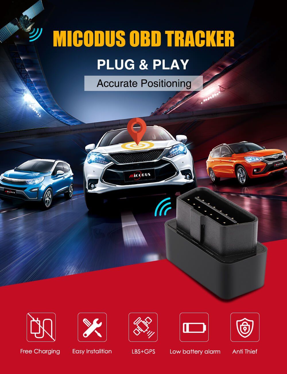 GPS & Strumenti di misurazione: OBD2 GPS Tracker Vibrationsalarm nur 2G – Nuovo e nell'imballaggio originale da Unterägeri venduto da RmOnline 3