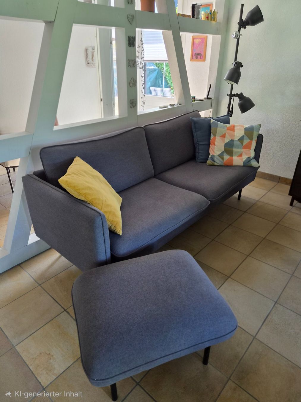 Sofas: 3-er Sofa mit Hocker – D'occasion à Ipsach par Davidfrancine