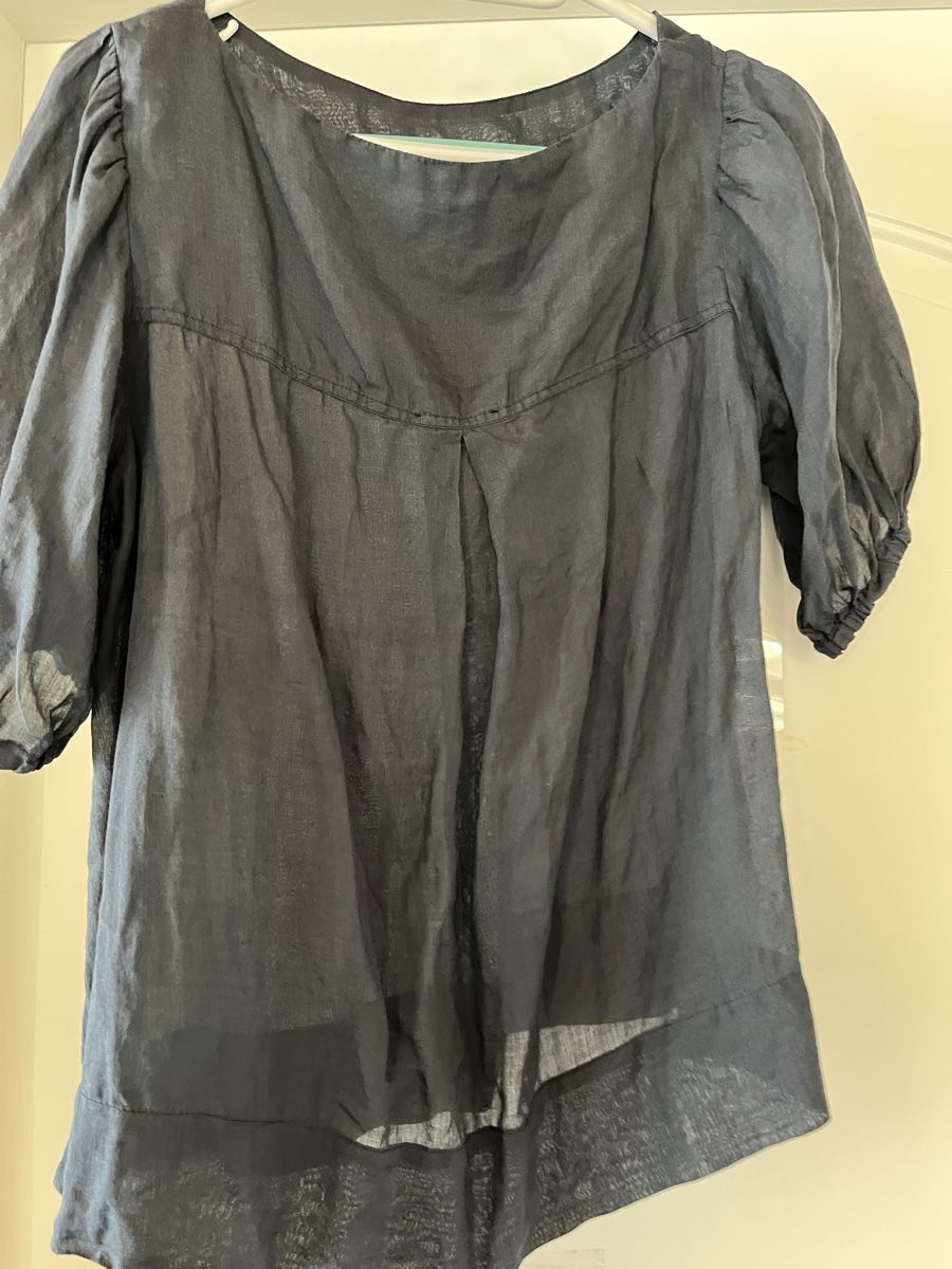 Blusen: E.DUE Leinenbluse Gr. XS, Sommerbluse  mit Top! – Neu (gemäss Beschreibung) aus Suhr von nataschaad 1