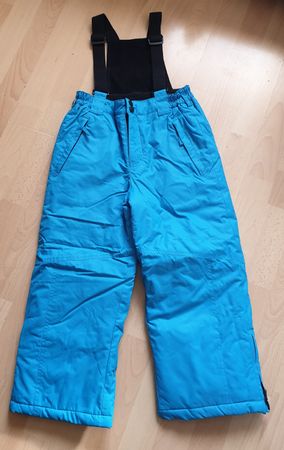 Rodeo Skihose Latzhose Gr. 122 Winterhose Schneehose Türkis
