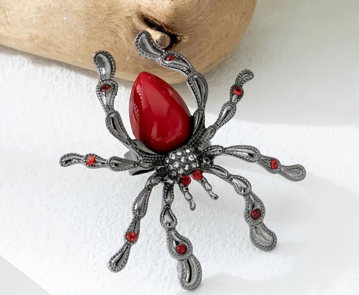 Anelli: Spinnen-Ring ( one Size), massiv – Nuovo e nell'imballaggio originale da Gams venduto da Mariawicca