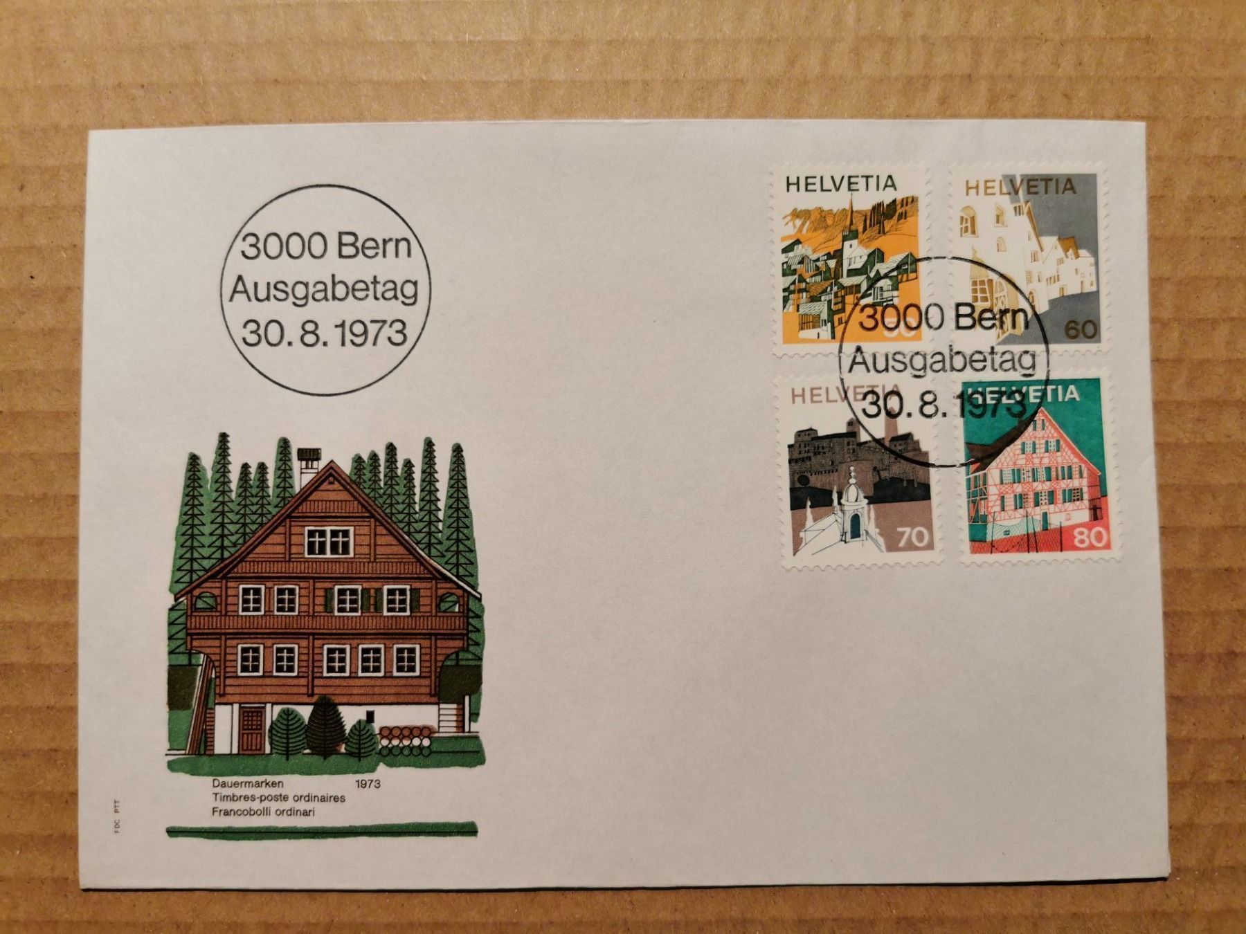 Tutti i francobolli: FDC Timbres-poste Ordinaires 1973 – Usato da Pailly venduto da jme99