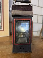 Alte Laterne Eisen mit Spiegel und Aufhänger Grösse 18cm