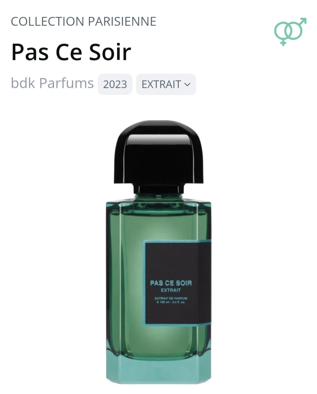 Profumi & Eau de Toilette: 2 ml PAS CE SOIR EXTRAIT ABFÜLLUNG – Nuovo (secondo la descrizione) da St. Gallen venduto da CaliSunshine 1