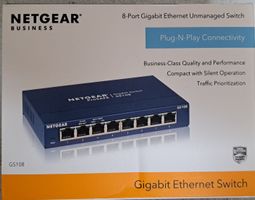 Netgear GS108 8-Port Gigabit Ethernet Switch Unmanaged