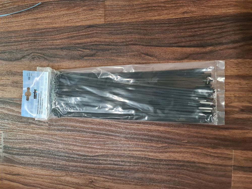 Kabelbinder 4,8 X 380 Mm – 100 Stück, Weiß, Nylon | Für Kabel, Befestigungen, Strapazierfähig