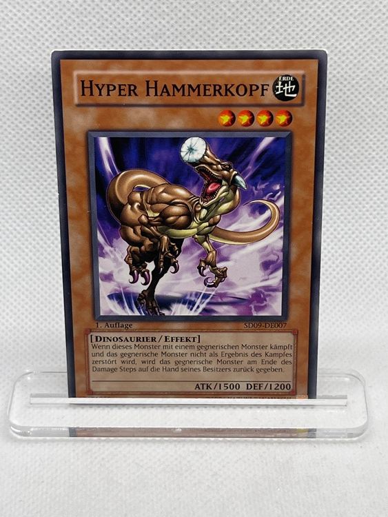 Yu-Gi-Oh! Hyper Hammerkopf SD09-DE007 1. Auflage | Kaufen auf Ricardo