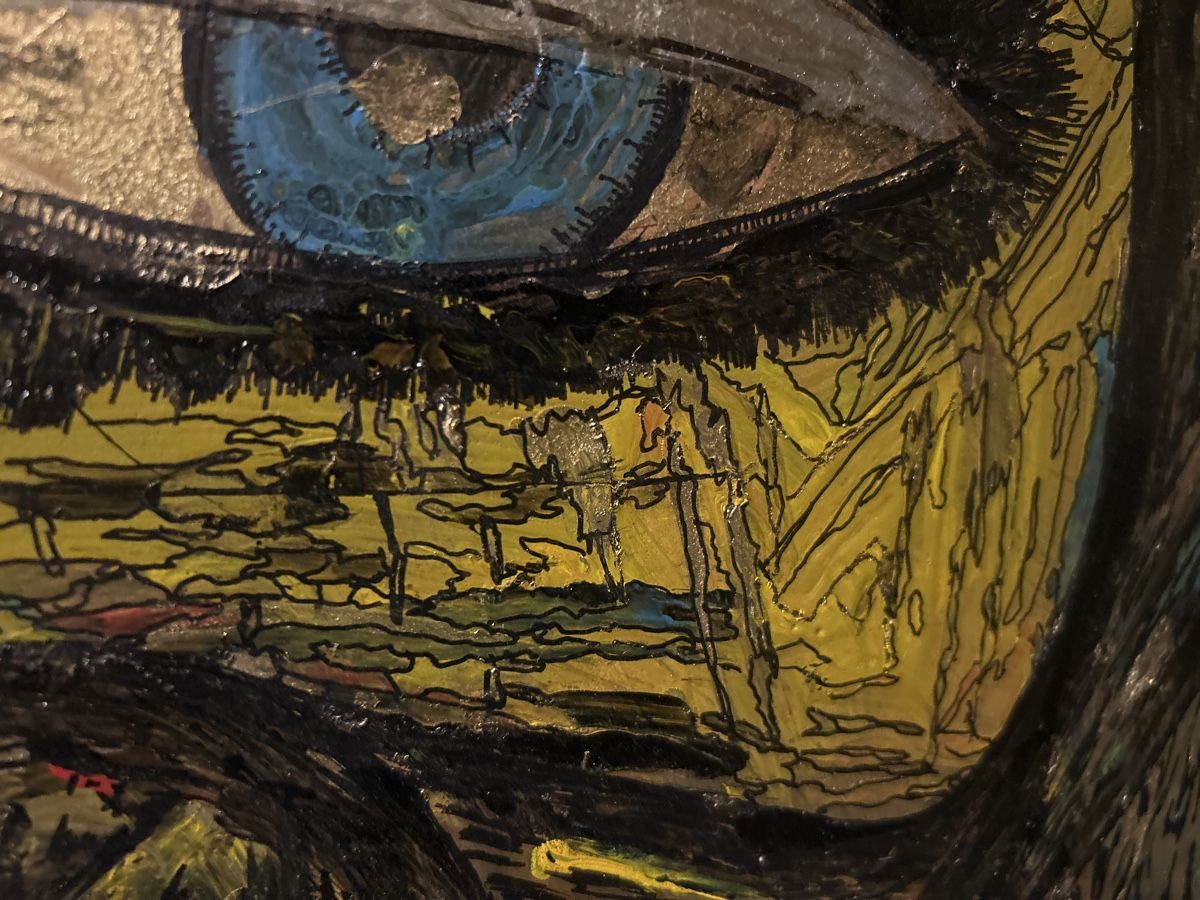 Gemälde: Originales Gemälde von Freddy Gerber, signiert 78 – Gebraucht aus Glarus von KunstWerkEr-LS87 8