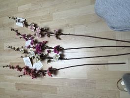 4er Set Kunstblumen Äste 108 cm