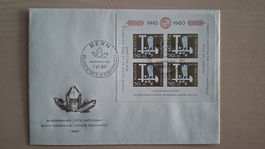 Bloc Pro Patria 1960 Berne premier jour état correct